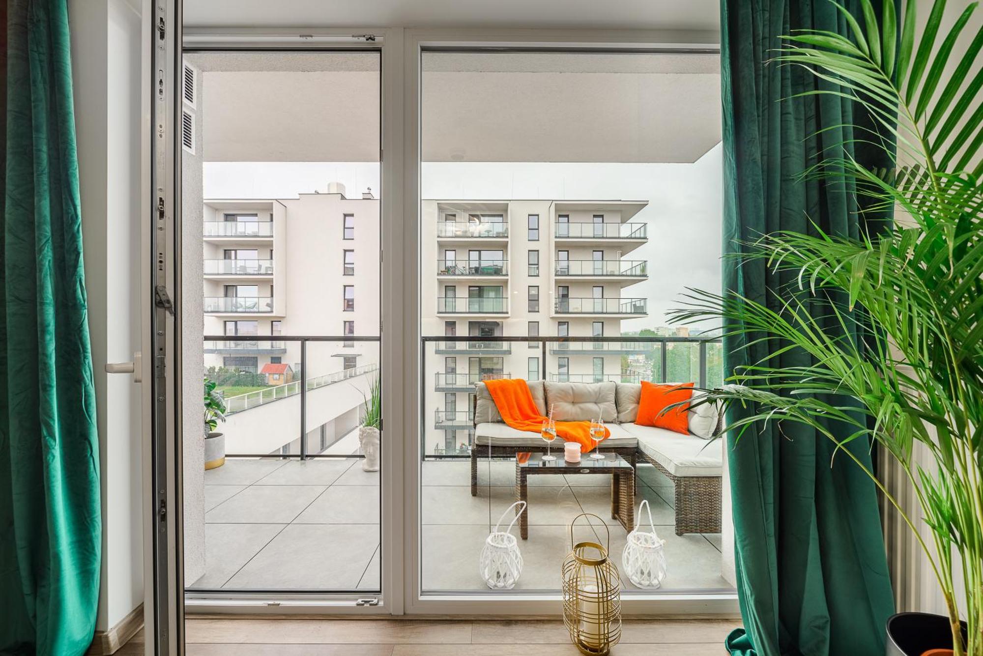 Lumina Stylish 3-Room Apart With Balcony Łódź Exteriör bild