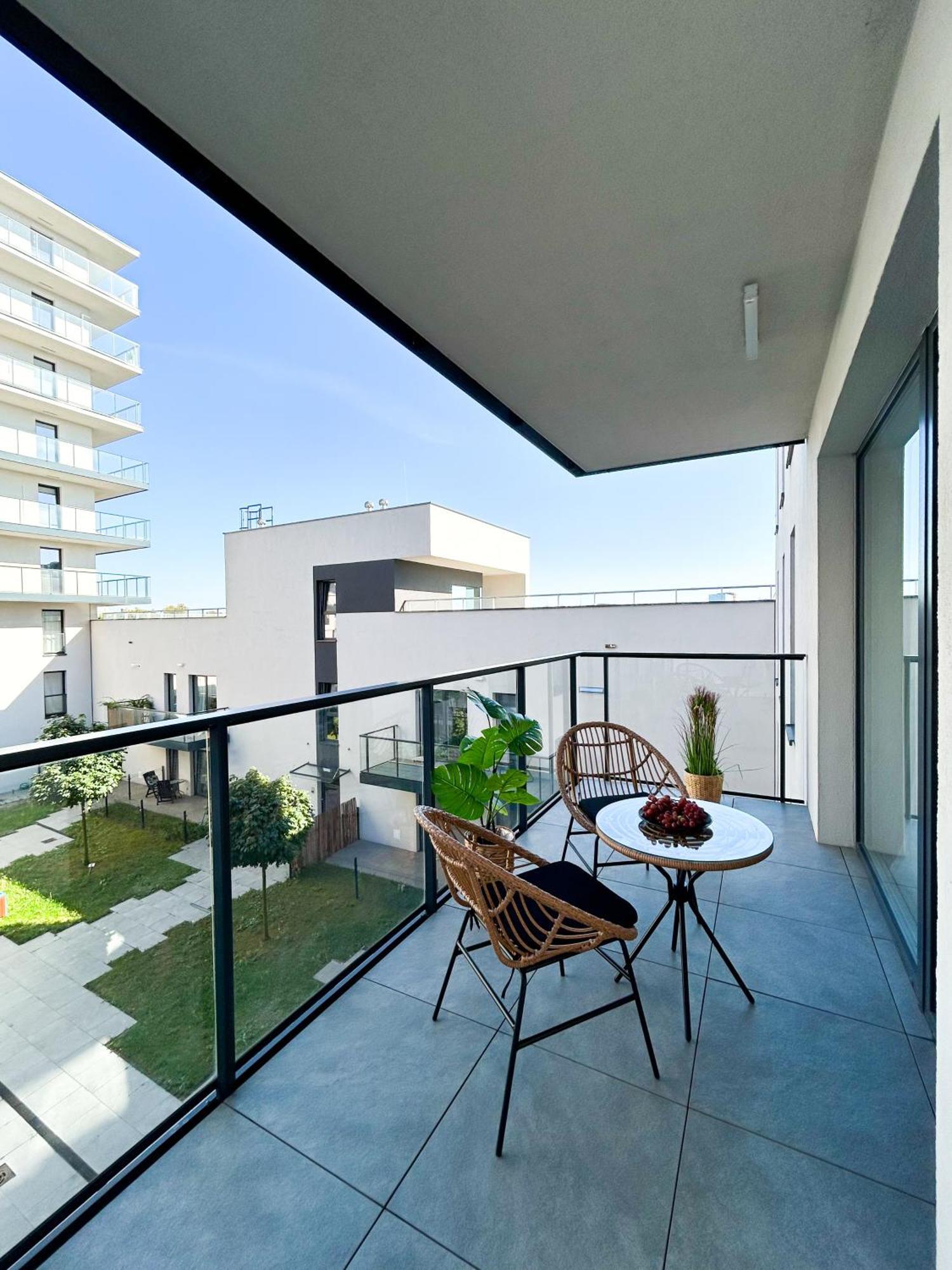 Lumina Stylish 3-Room Apart With Balcony Łódź Exteriör bild
