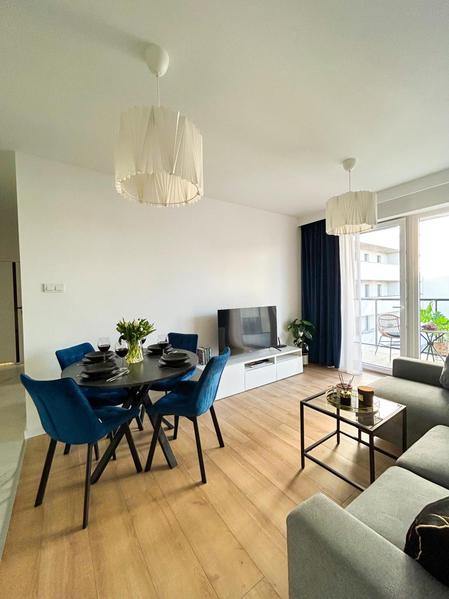 Lumina Stylish 3-Room Apart With Balcony Łódź Exteriör bild