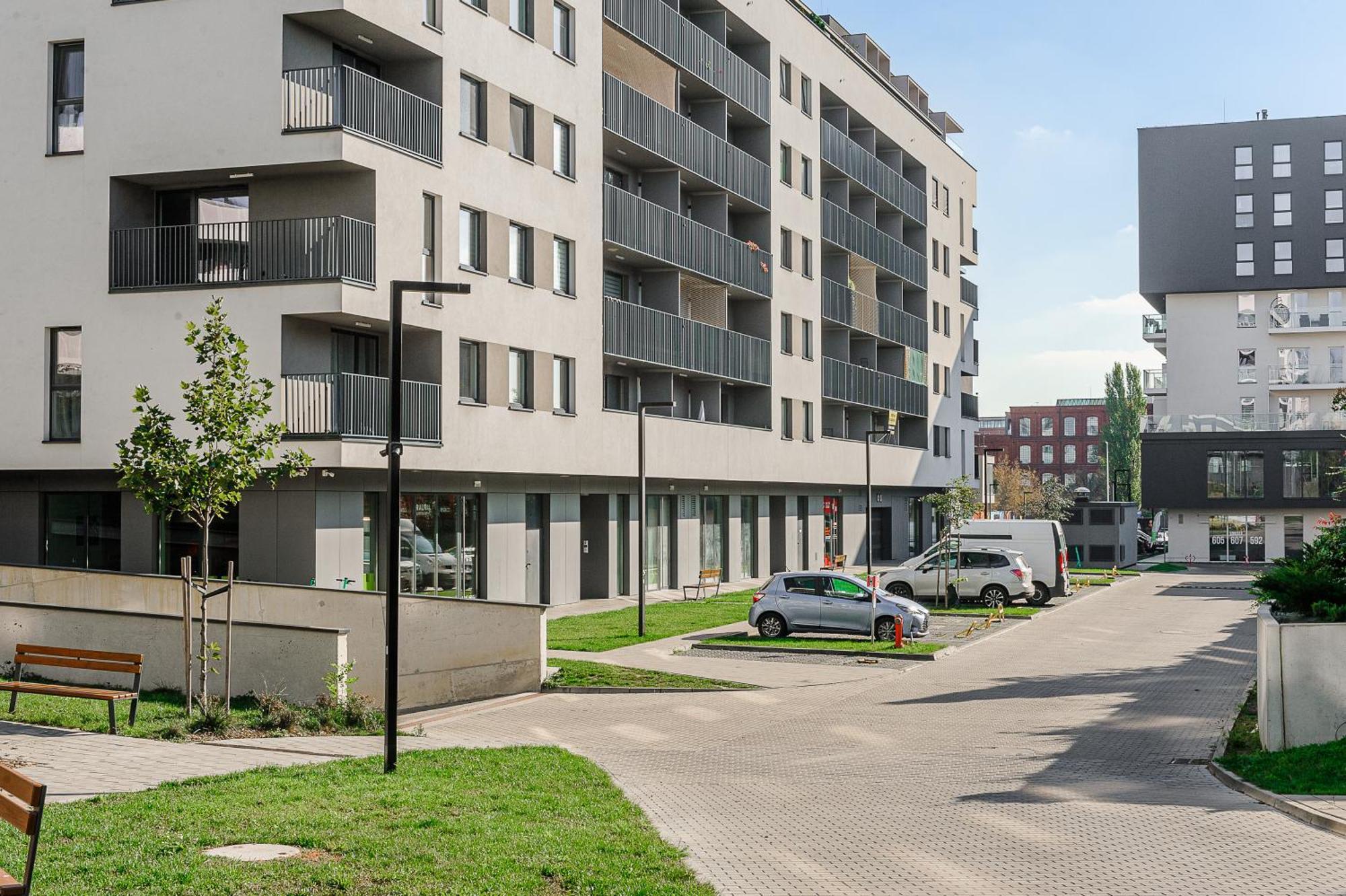 Lumina Stylish 3-Room Apart With Balcony Łódź Exteriör bild