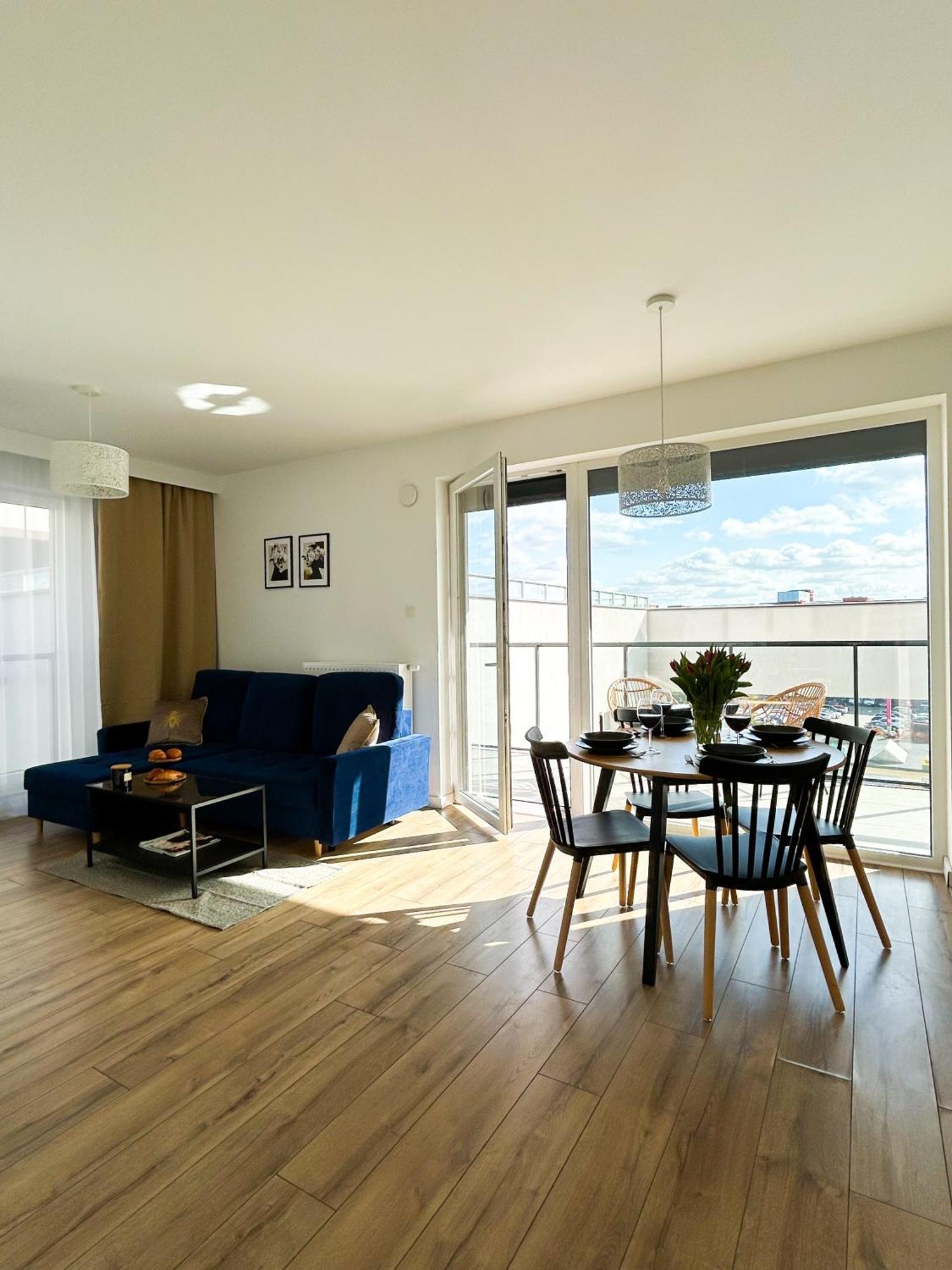 Lumina Stylish 3-Room Apart With Balcony Łódź Exteriör bild