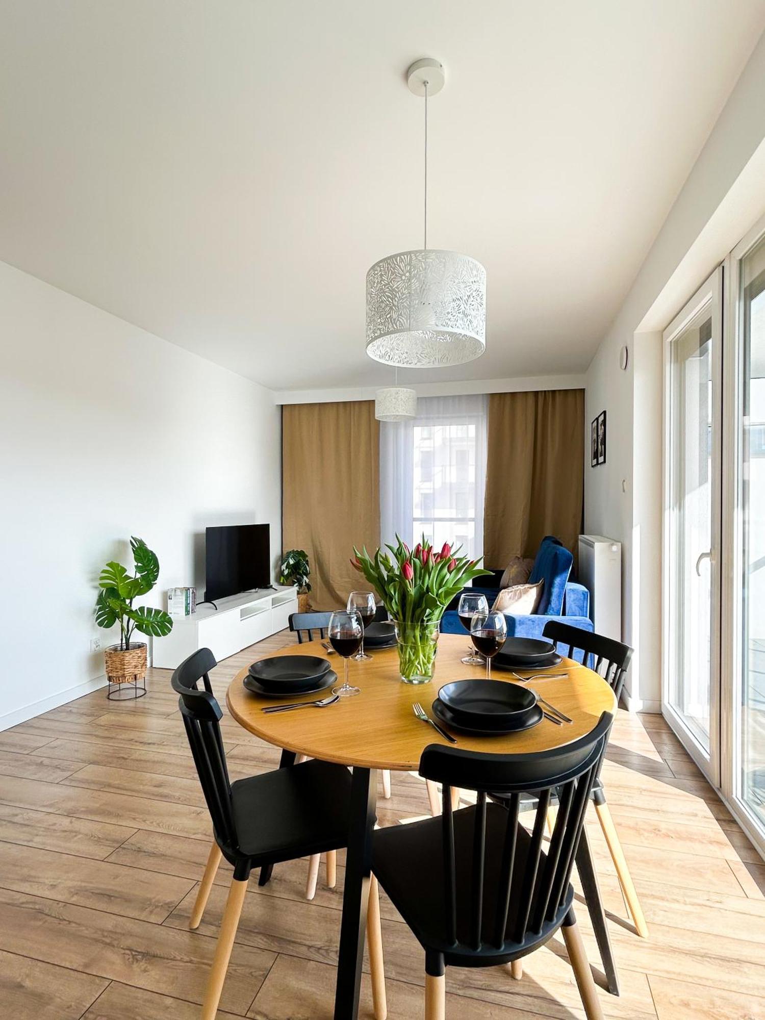 Lumina Stylish 3-Room Apart With Balcony Łódź Exteriör bild